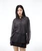 KIRSH Waist Drawstring Loose Fit Shirt [Black]