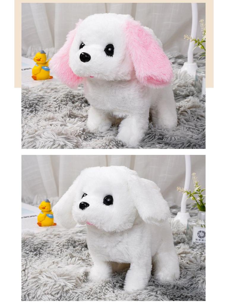 Electric Plush Dog Toy: Barking, Walking, Tail-Wagging Puppy for Children