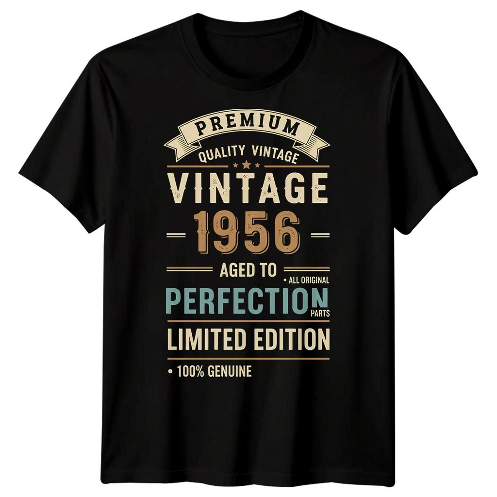 T-shirt da uomo vintage 1956 con tutte le parti originali Regalo per il 70° compleanno