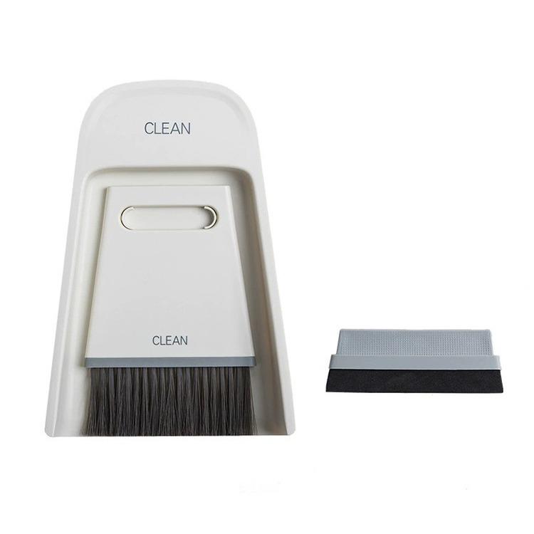 Mini Broom and Dustpan Set for Desktop and Pet Cleaning