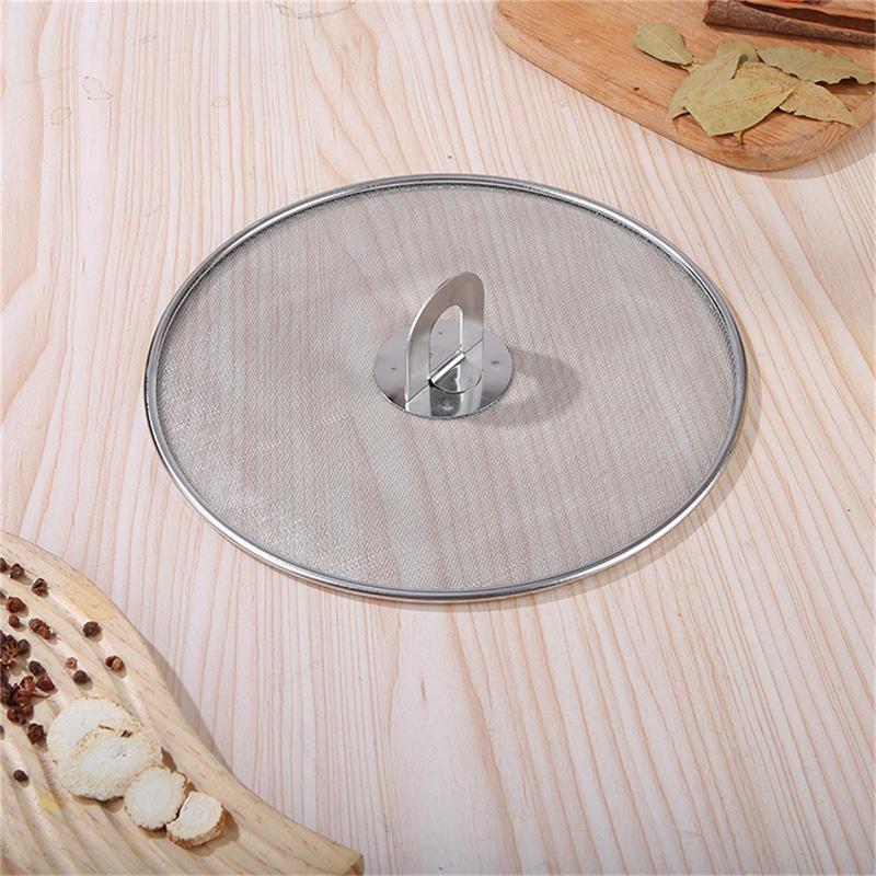 

Cooking Splash Guard Stainless Steel Grease Splash Guard Suitable For Frying Pans Oil Cover Splash Guard Mesh Cover Home Kitchen