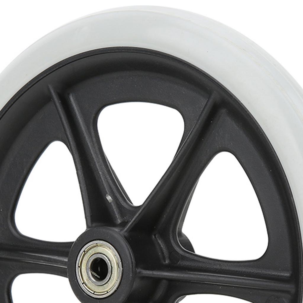 8 Inch Wheelchair Front Wheels Disabled TPR Wheels Wheelchair Accessory