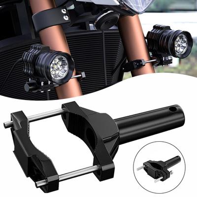 Motorcycle Spotlight Bracket Extension Pole Frame Modified Headlight Mount Stand Rack Light Holder Refitting Accessories