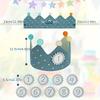 1pc  Fabric Birthday Crown Hat,  Perfect for Parties and Celebrations,Halloween, Christmas Event & Party Decorations