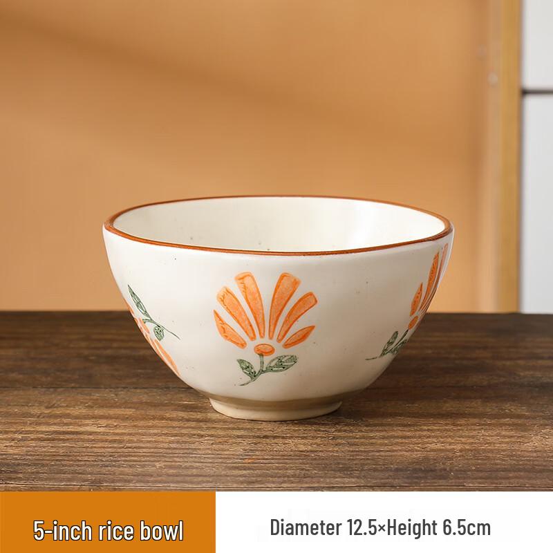 Weiteshi Jinfly Hand-Painted Ceramic Rice Bowl