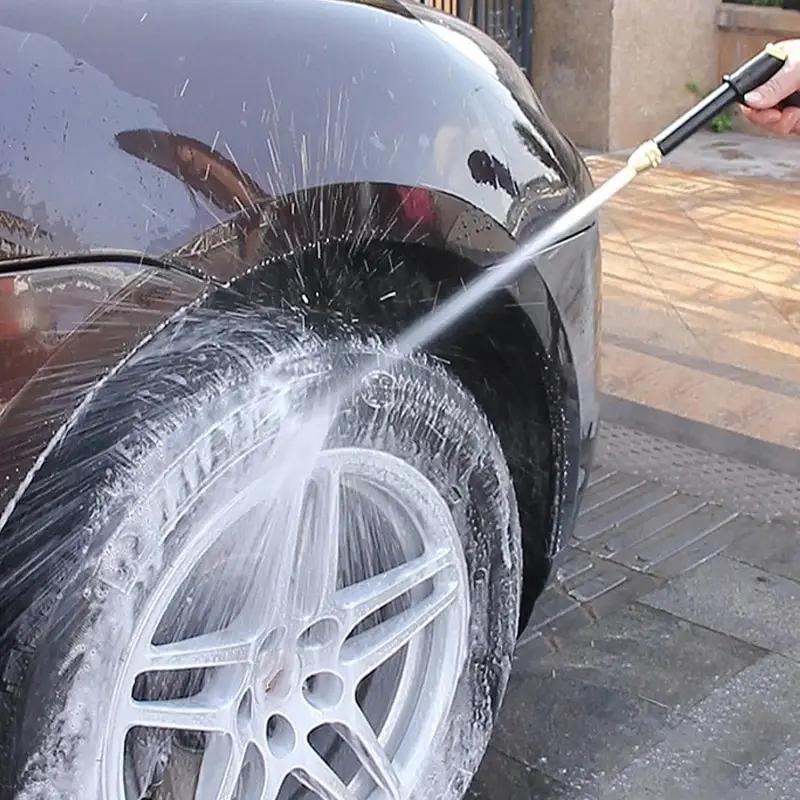 1pc Portable High Pressure Water Gun For Cleaning Car Wash Machine Garden Watering Hose Nozzle Sprinkler Foam Water Gun