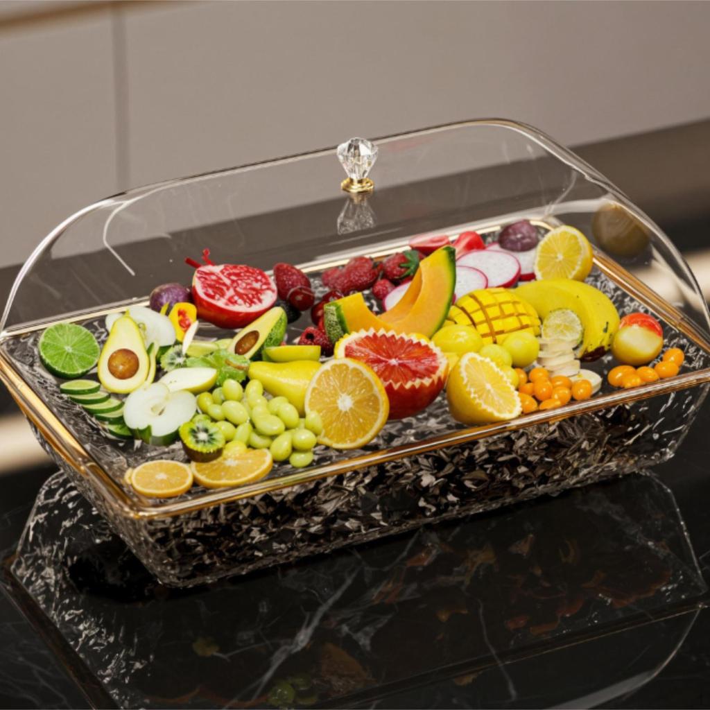 Piatto da portata refrigerato, , Mantiene il cibo freddo, Piatto visibile, Piatto freddo per frutti di mare