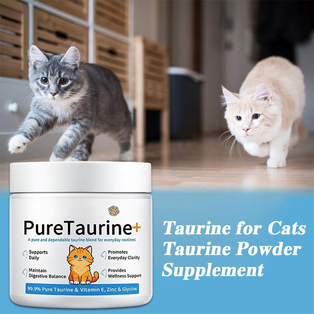 Pure Taurine Powder For Cats And Dogs Digestive Health Heart Eye Support Daily Wellness Supplement Vitamin E Zinc Glycine 4