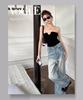 2026 Spring/Summer Retro Frosted Wide-Leg Jeans for Women - Loose Fit Dad Pants