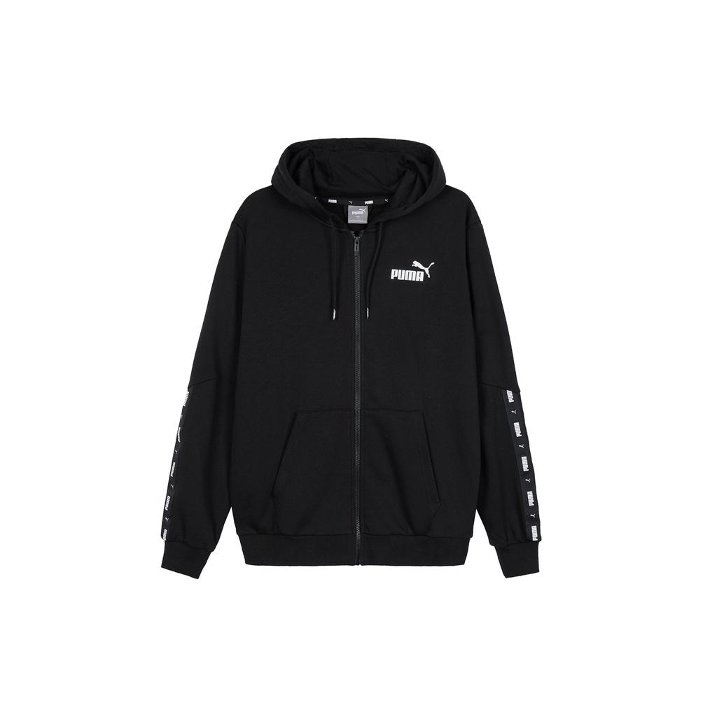 Puma Essential Hooded Sports Jacket Men Outerwear Black 849555-01