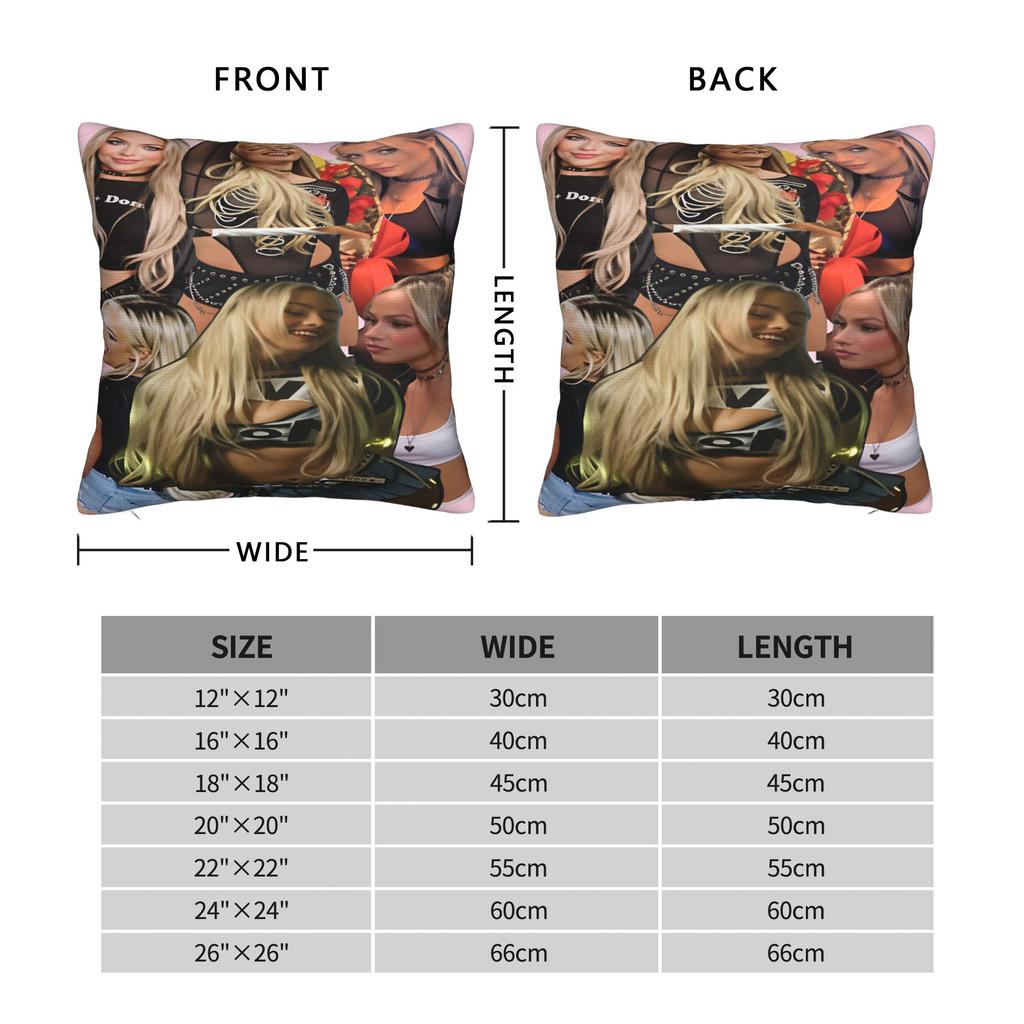 Liv Morgan American Wrestler And Actress  Pillow Case  Custom Pillow Cover For Chair Sofa Home Decor Cute Funny Pillowcases