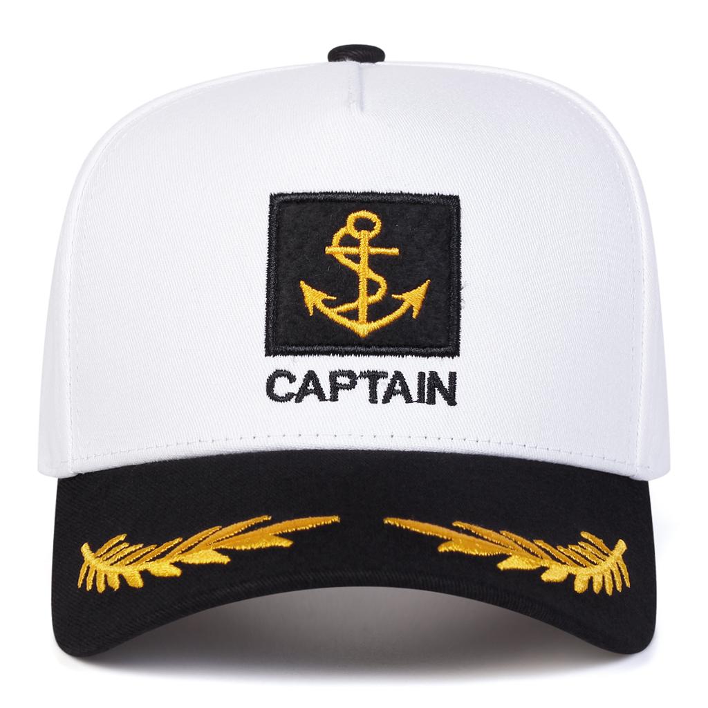 Unisex CAPTAIN Circle Embroidery Baseball Caps Spring Autumn Outdoor Adjustable Casual Hats Sunscreen Hat Sports Cap