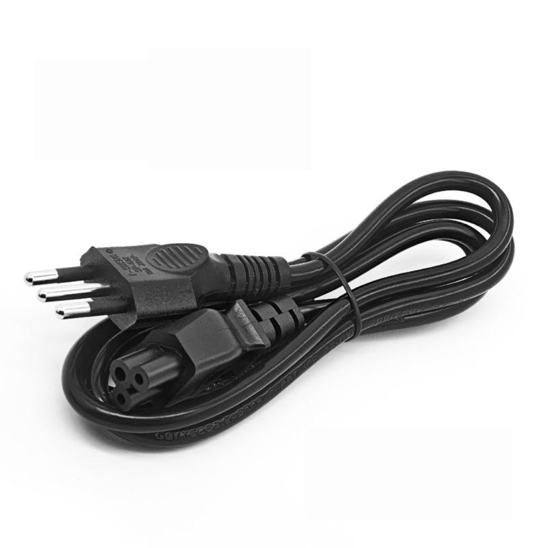 3 Prong Laptop Charging Cable Power Cord Suitable for Multiple Laptop Brands Fast Charging and Overload Protections