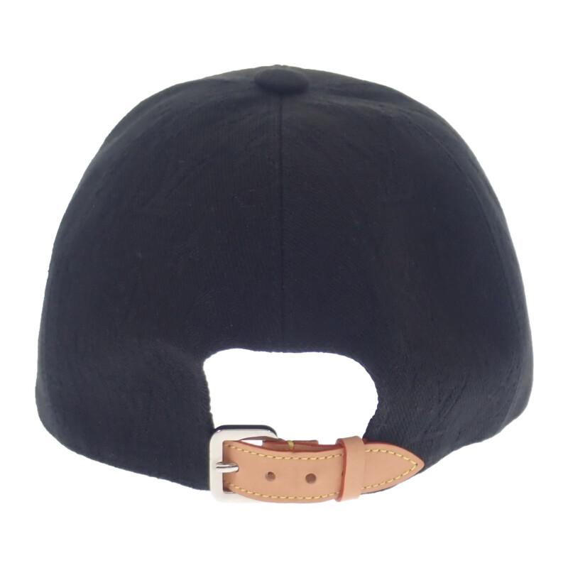 Louis Vuitton M76585 Cap Black Cotton/leather Mens