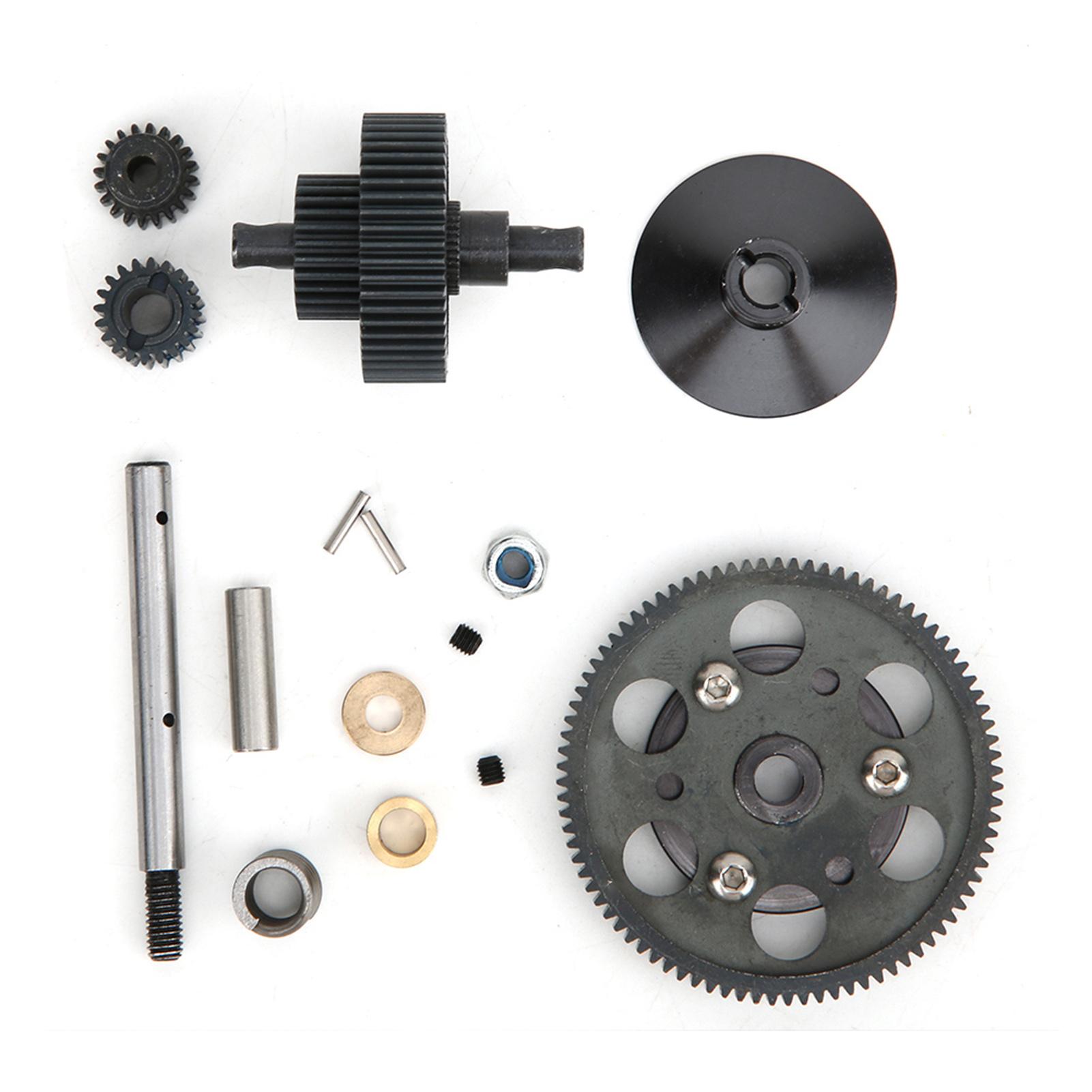 

Metal Transmission Gears Set Black Replacement Kits for 110 RC Crawler Axial SCX10Black