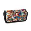 Large Capacity Kids One Piece Durable Lightweight Flip Pencil Case Multi-layer Stationery Bag Unisex for Boys and Girls Age 6-10