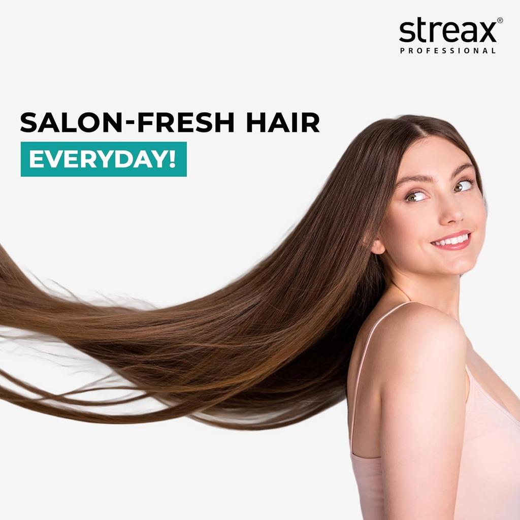Streax Professionelles Vitariche Gloss Haarserum 75ml 1er-Pack für frizzfreies, glänzendes, geschmeidiges Haar