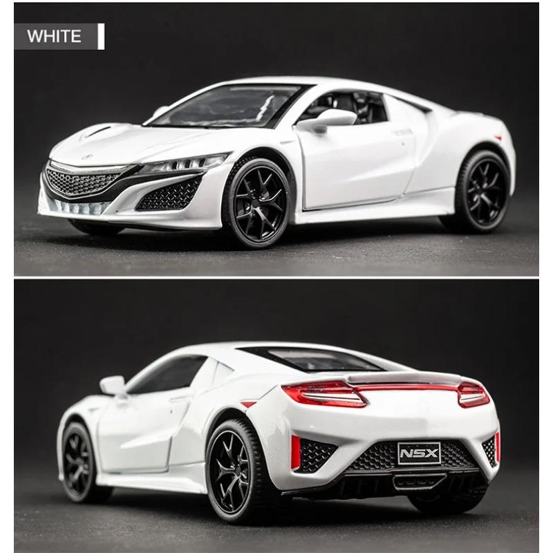 1/32 Honda Acura NSX Alloy Sports Car Diecasts & Toy Vehicles Metal Car Model Simulation Sound and Light Collection Childrens Toy Gift