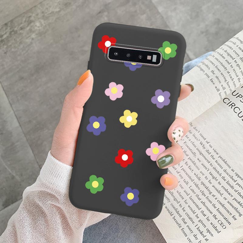 Case For Samsung Galaxy S10 Plus S 10 S10E Cover Cloud Graffiti Illustration Kanagawa Label Silicone Fundas For Samsung S10 S10e