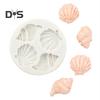 Bezzapachowa muszla muszli wielokrotnego użytku Przydatna muszla silikonowa z 4 wnękami
