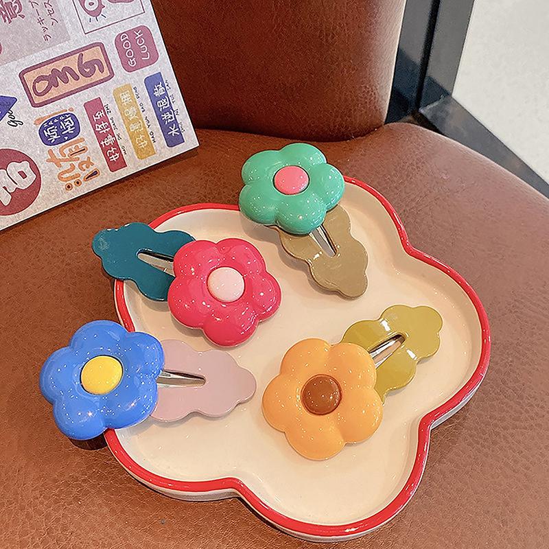 Girls Bangs Clip Korean Version Of The Baby Hair Accessories Flower Hair Clip
