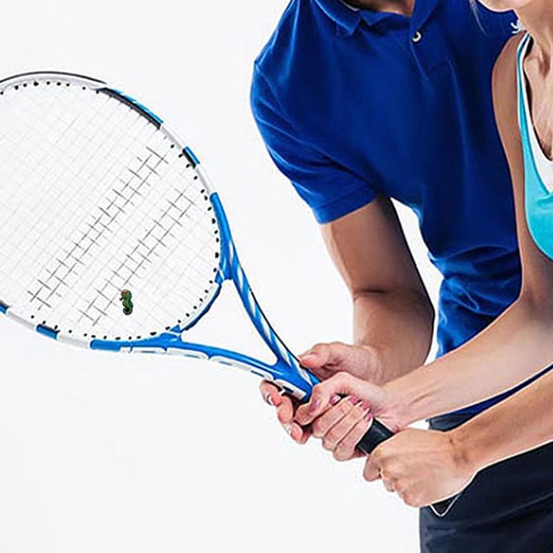 Amortiguador de Raquetas de Tenis de Silicona con Diseños de Océano de Dibujos Animados para Amortiguación de Vibraciones y Decoración Encantadora