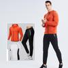 Men's Breathable Basketball Sportswear Set: Sweat-Wicking Autumn Jacket & Tight Long Pants for Running & Fitness