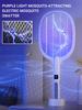 4000V Type-C Electric Fly Swatter Killer Insect Rechargeable Detachable Handheld Automatic Tapping Mode Indoor and Outdoor