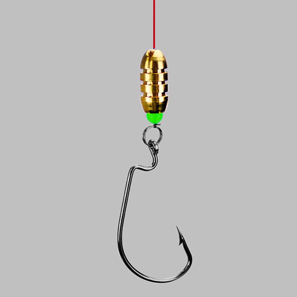 20pcs Brass Copper Fishing Sinkers Weights RIG 1.8g 3.5g 7g 10g Set for Soft Lure Rigging and Fly Tying Tackle Accessories 260319