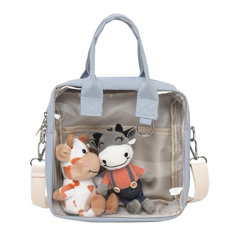 Personalisierte kreative originelle Schmerztasche ins Cartoon-Mädchen Schulter Umhängetasche niedliche Mehrzweck-Studenten-Tragetasche Puppentasche