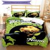 3pcs Custom Name Ladybug Bedding Set Duvet Cover Closure Includes 1 Duvet Cover & 2 Pillowcases, Soft and Comfortable for All Seasons.