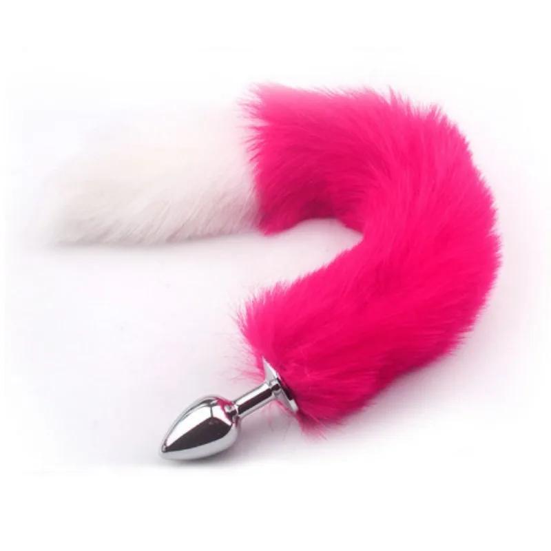 Sexy Fox Anal Plug Tail Sex Toys for Women Adult Sex Product Men Dilatation Cosplay Metal Backyard Butt Plug G-spot Stimulation