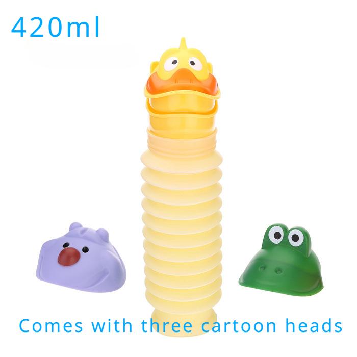 

Детский милый аварийный писсуар, портативный писсуар, портативный мультяшный мобильный туалет для мальчиков и девочек унисекс для путешествий, кемпинга и отдыха на природе жёлтый