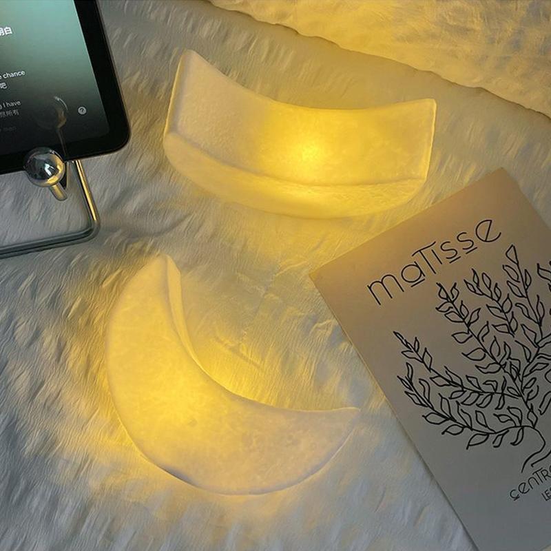 Kreatives LED Cartoon Nachtlicht 3AA Batterie Mond Stern Ornament für Schlafzimmer Nachttische Dekorative Atmosphäre Nachtlicht als Geschenk