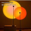 Sunset Lamp: Smart App Dimmable Light for Bedroom, Living Room, and Photography Decor.