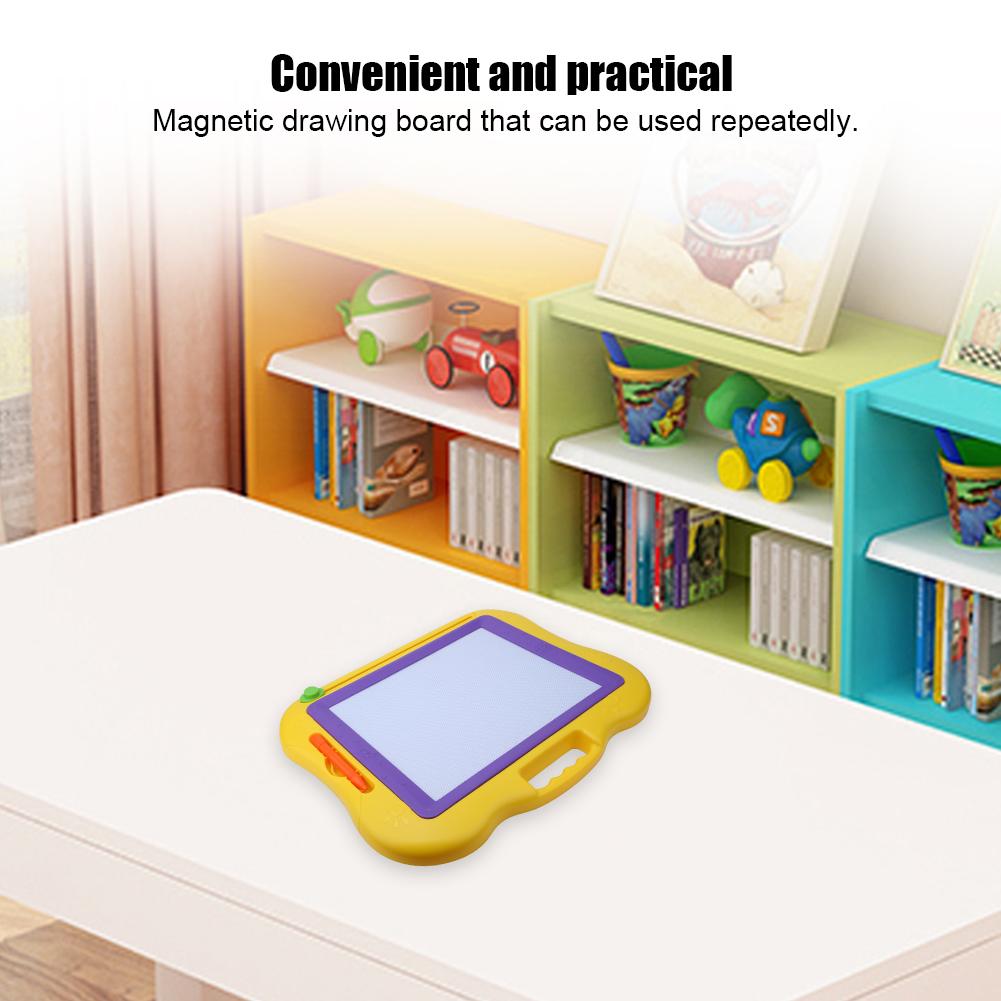 Magnetic Doodling Writing Board Kid Educational Toy Hand Carry Plastic Drawing Board