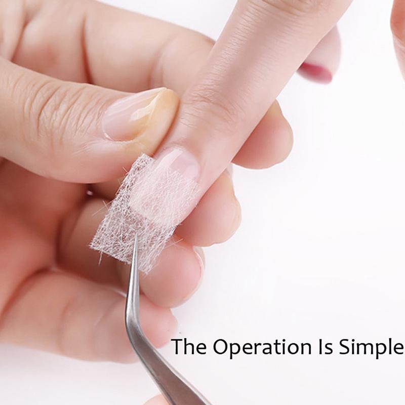 10/20Pcs Silk Fiberglass For Nail Extension Form Non-Woven Silks Uv Gel Fiber