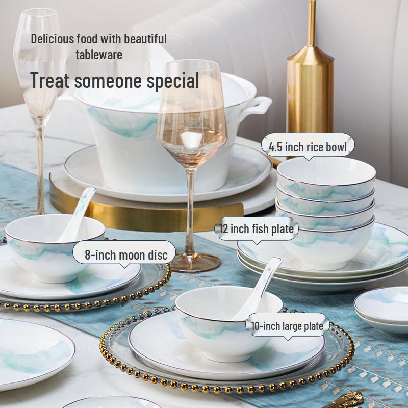 Jingdong Crafted Aurora Dinnerware Set
