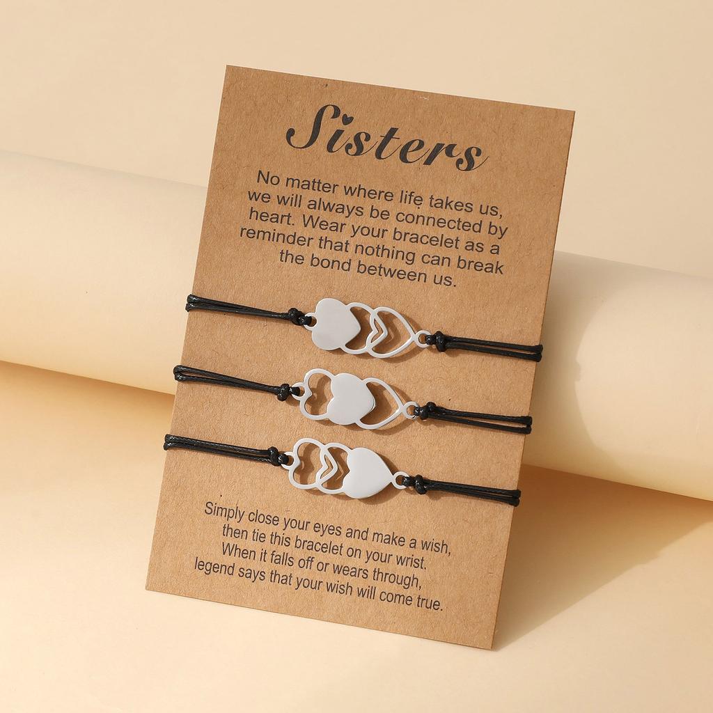 1 Set Handgefertigte Geflochtene Armbänder Seilarmbänder Baumwollfaden Verstellbarer Handgelenkschmuck Geeignet für Verschiedene Anlässe