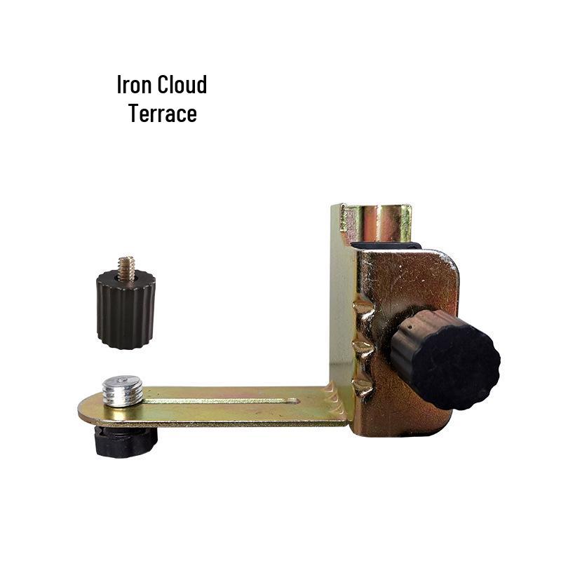 Telescopic Leveling Rod with Metal Clamp for Ceiling Decoration