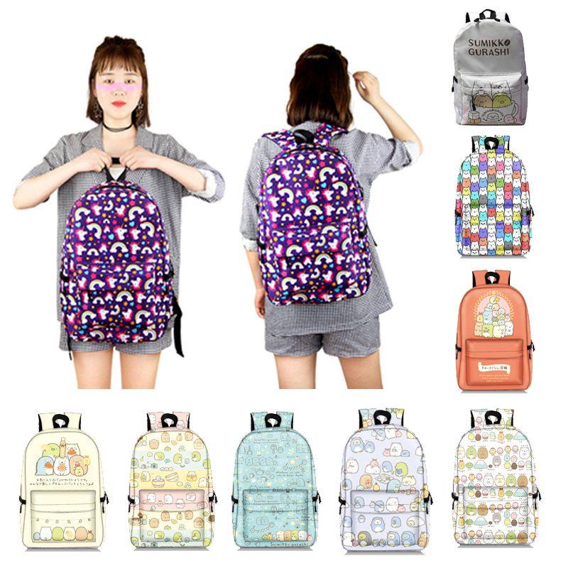 Sumikkogurashi Backpack With Adjustable Padded Straps For Outdoor And School Use