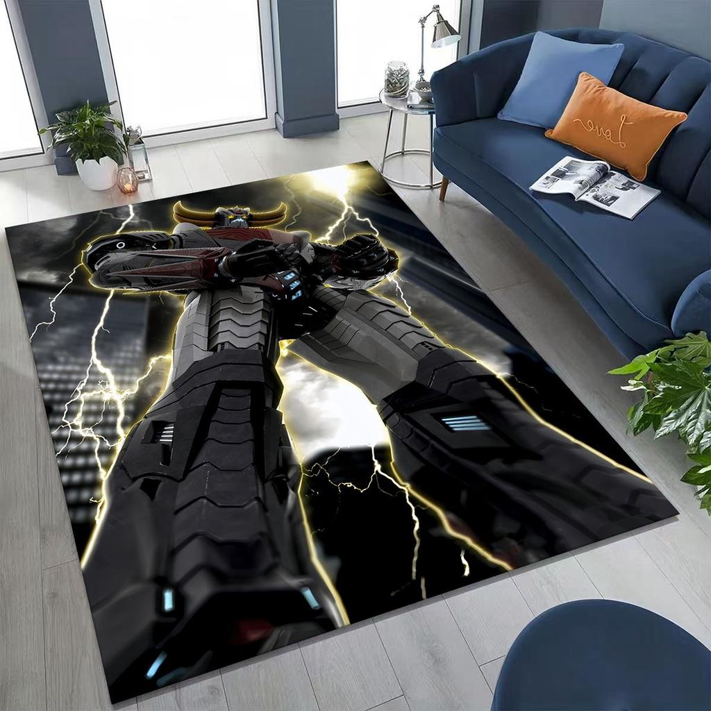 2026 New UFO Robot Grendizer U Cartoon Rug for Bedroom Living Room Sofa Home Doormat Decor,Large Kids Play Non-slip Floor Mat