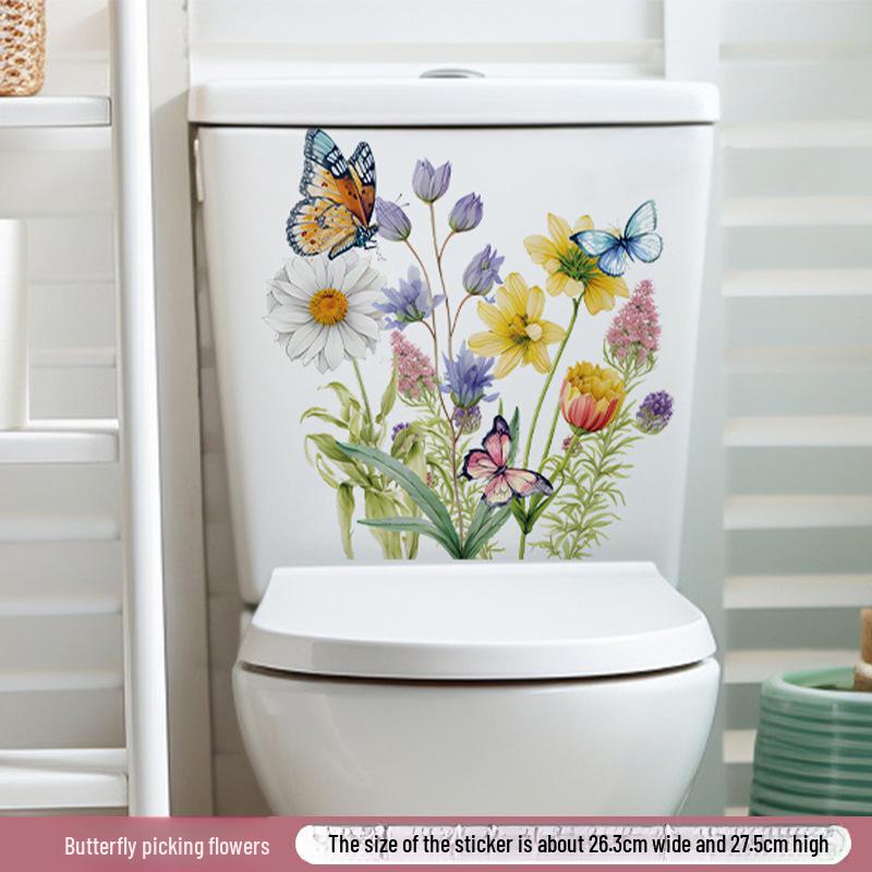 Ručně malované motýlí okenní a kachličkové dekorace Lukang pro hřejivé ložnice a koupelny