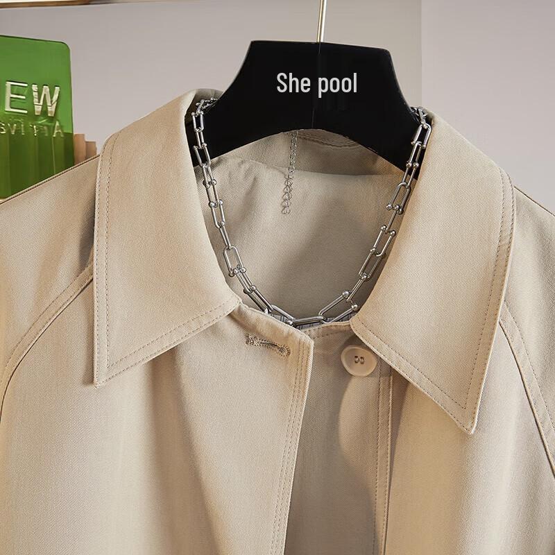 Women's Lyocell Blend British Style Trench Coat