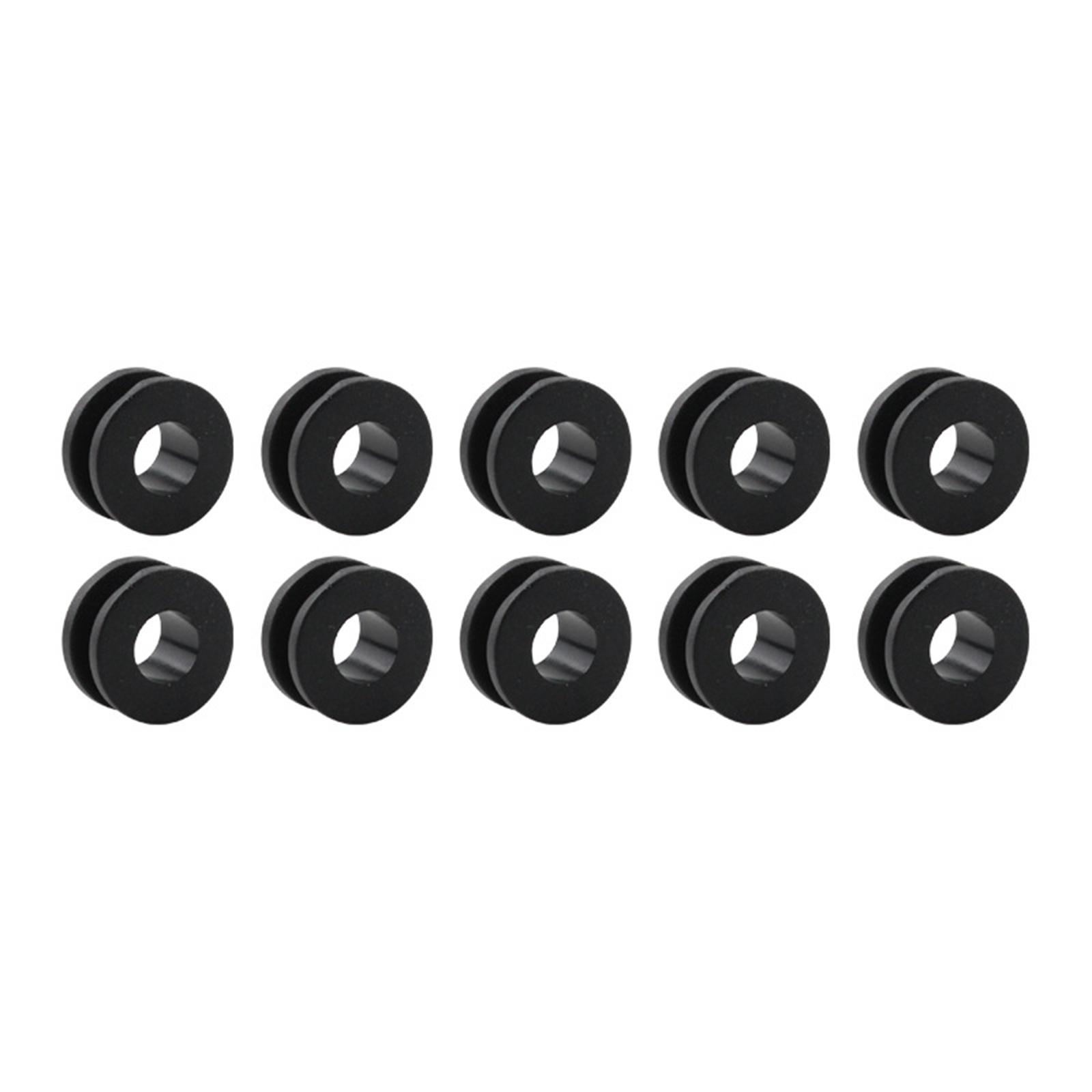 

Комплект резиновых болтов для крышки боковой втулки мотоцикла для Yamaha для Honda CBR для Suzuki GSXR для Kawasaki Ninja ZX, прокладка обтекателя чёрный