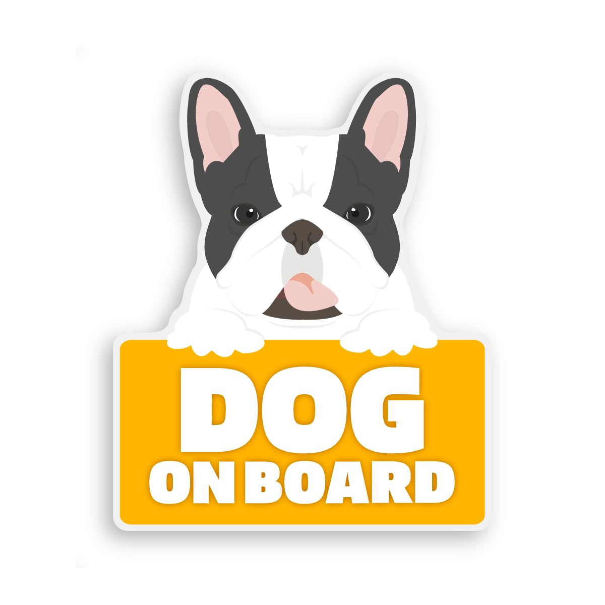 

Takasu Shoten Dog Cat Car Magnet Car Sign Sticker Sticker Rear Dog Inker Cat Inker (French Bulldog A) One size