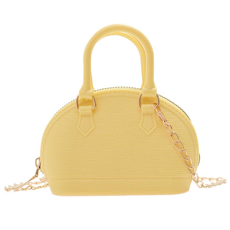 Mini jelly bag hand bag women's small bag new shell bag crossbody change bag candy color women's bag