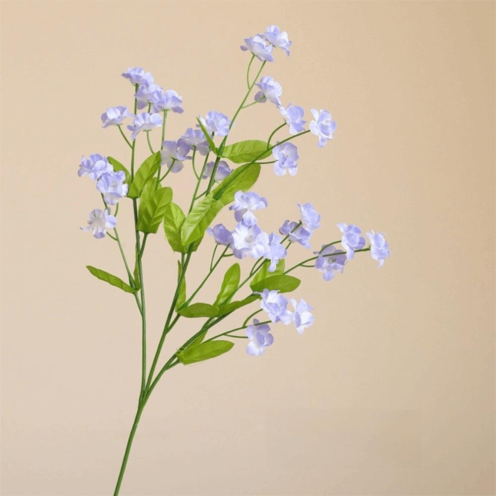 

47см Имитация цветов Длинная ветка Цветочная композиция Реалистичные на ощупь Цветочные букеты Вечеринка фиолетовый