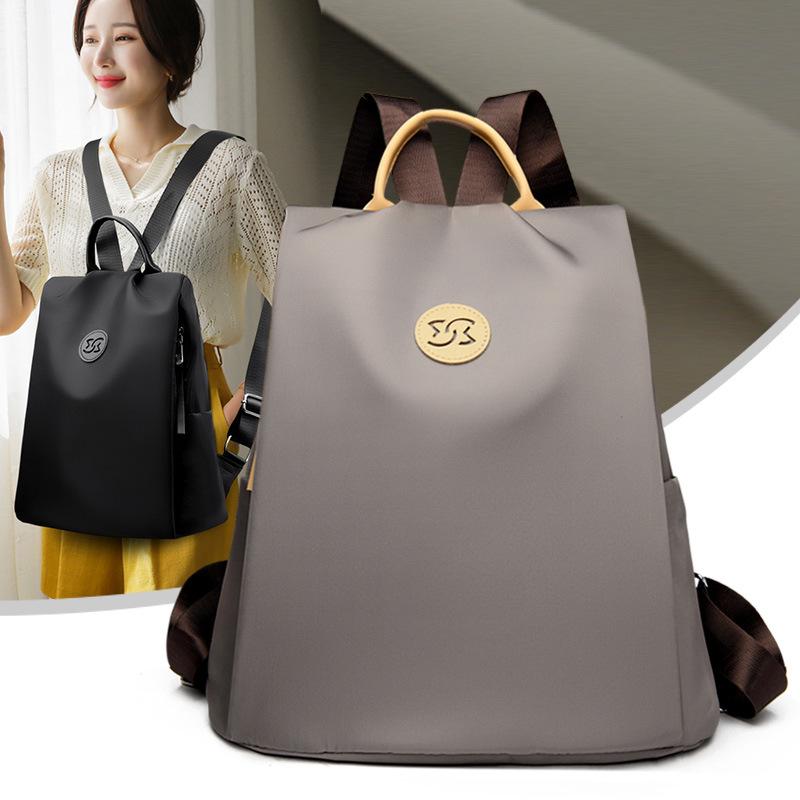 Ladies' Large-capacity Anti-theft Multi-purpose Travel Computer Backpack with Dual Shoulder Straps