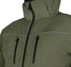 OUTDOOR insulated hooded jacket, green, size XXL